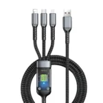 120W Fast Charging 3‑in‑1 Cable