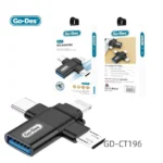 GO-DES 4-in-1 OTG Adapter